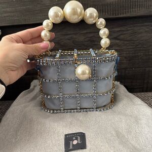 Rosantica Holli Crystal Top Handle Bag